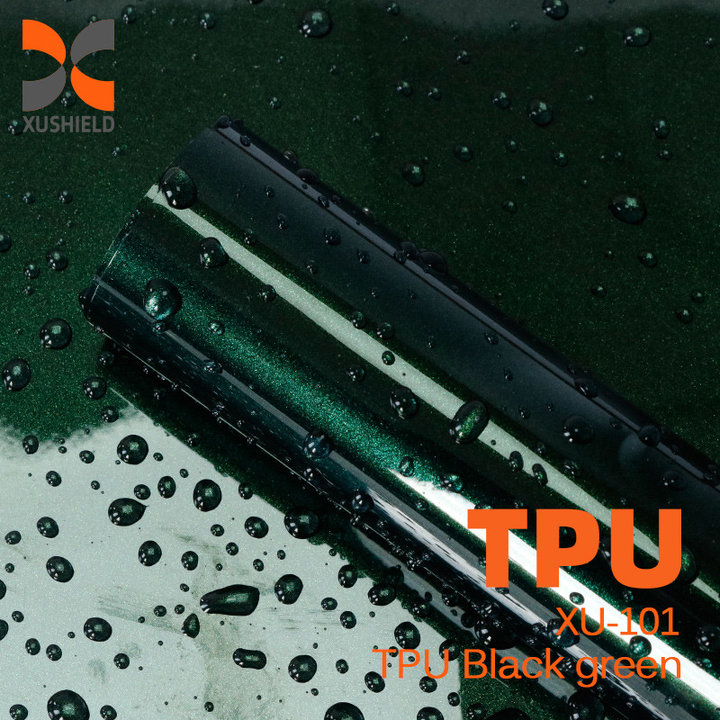 TPU Μαύρο πράσινο Φώτα αυτοκινήτων Αλλαγή χρώματος PPF υγρό μέταλλο Κόκκινο αυτοκινήτο 1.52*17m/roll Ppf Φώτο προστασίας χρώματος Φώτο PPF χρωματιστή