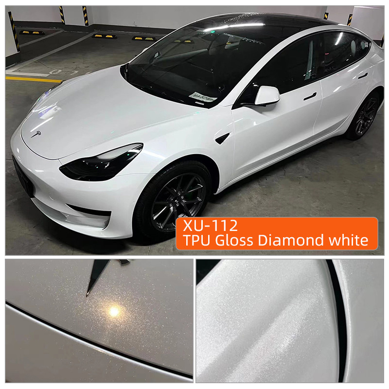 TPU Gloss Διαμαντένιο λευκό PPF Film Ultimate Plus Διαφανής Φόρμα Προστασίας Αυτοκινήτου Ματ Μαύρο TPU Φόρμα Προστασίας Χρώματος Stealth Car Wrap
