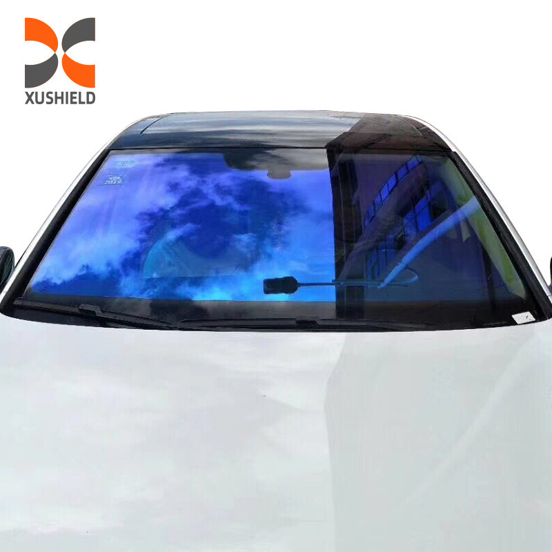 CH6099 Γαλάζιο Πορφυρό Χαμαιλέων Tint 2Mil Θερμότητα συρρικνώνεται Αλλαγή χρώματος Χαμαιλέων Φιλμ για το παρμπρίζ αυτοκινήτου