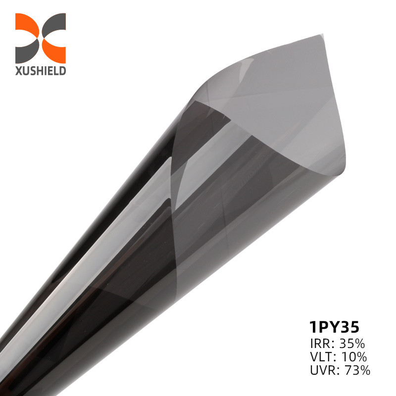 1.52*30m UV PROOf Ασφάλεια αυτοκινήτου 1στρώμα Carbon Roll Αυτοκινητιστικό γυαλί παράθυρο Ηλιακή ταινία χρώματος
