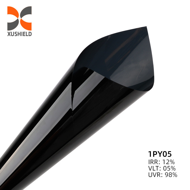 1.52*30m UV PROOf Ασφάλεια αυτοκινήτου 1στρώμα Carbon Roll Αυτοκινητιστικό γυαλί παράθυρο Ηλιακή ταινία χρώματος