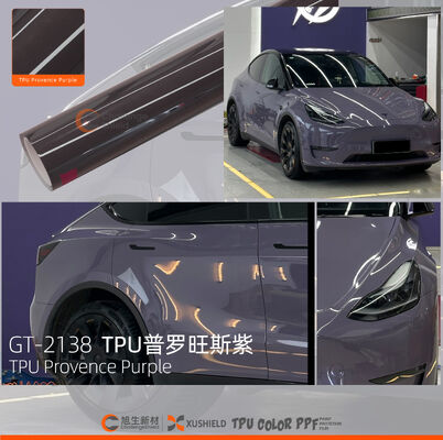 TPU Color Manufacturers Top Quality Good Price Film Color Car Film Sand Proof Car Warp Film Ppf Provence Purple color